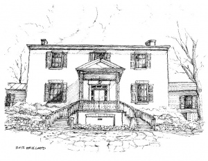 Sketch of Founders House